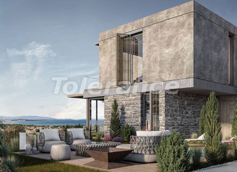 Villa vom entwickler in Çeşme, İzmir meeresblick pool - immobilien in der Türkei kaufen - 101842