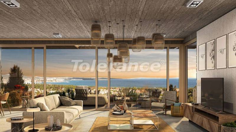 Villa vom entwickler in Çeşme, İzmir meeresblick pool - immobilien in der Türkei kaufen - 101811