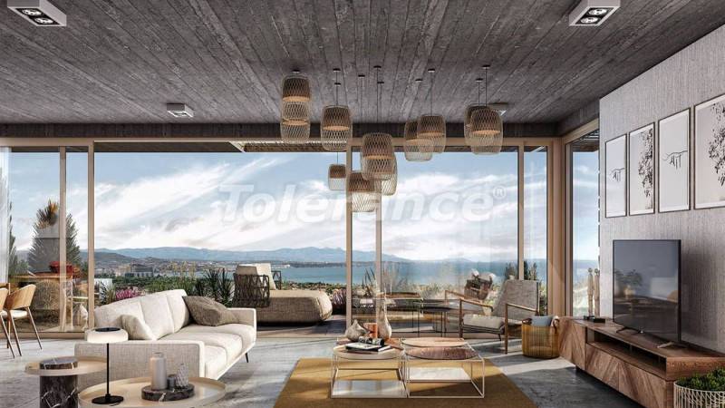 Villa vom entwickler in Çeşme, İzmir meeresblick pool - immobilien in der Türkei kaufen - 101813