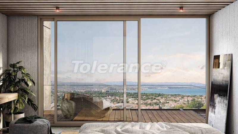 Villa vom entwickler in Çeşme, İzmir meeresblick pool - immobilien in der Türkei kaufen - 101816