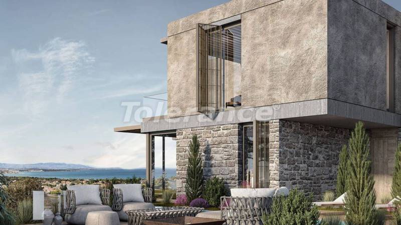 Villa vom entwickler in Çeşme, İzmir meeresblick pool - immobilien in der Türkei kaufen - 101842