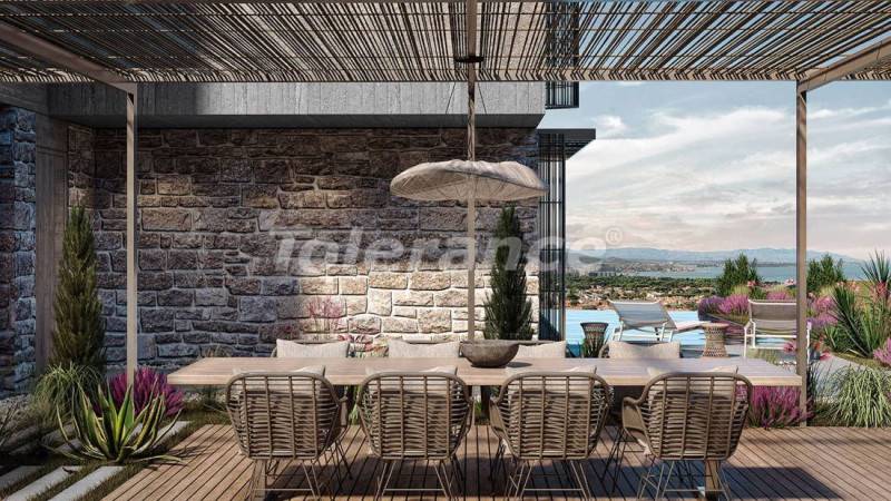 Villa vom entwickler in Çeşme, İzmir meeresblick pool - immobilien in der Türkei kaufen - 101846