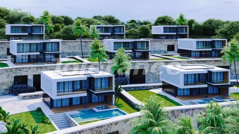 Villa du développeur еn Alanya Centre, Alanya vue sur la mer piscine - acheter un bien immobilier en Turquie - 39707