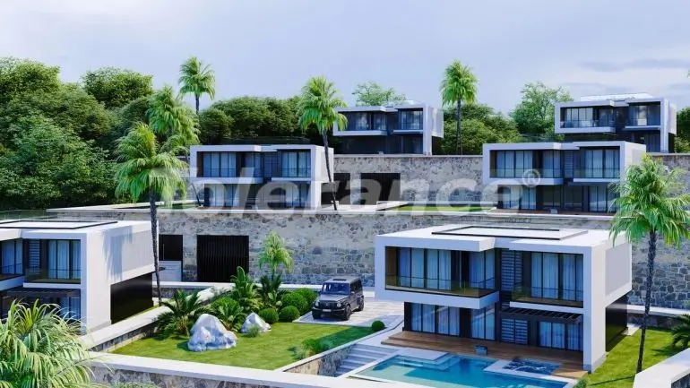 Villa du développeur еn Alanya Centre, Alanya vue sur la mer piscine - acheter un bien immobilier en Turquie - 39708
