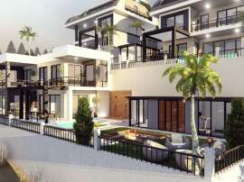 Villa du développeur еn Alanya Centre, Alanya vue sur la mer piscine - acheter un bien immobilier en Turquie - 63685