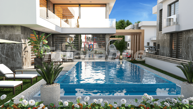 Villa van de ontwikkelaar in Famagusta, Noord-Cyprus zwembad afbetaling - onroerend goed kopen in Turkije - 72573
