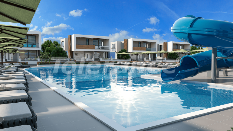 Villa van de ontwikkelaar in Famagusta, Noord-Cyprus zeezicht zwembad afbetaling - onroerend goed kopen in Turkije - 75855
