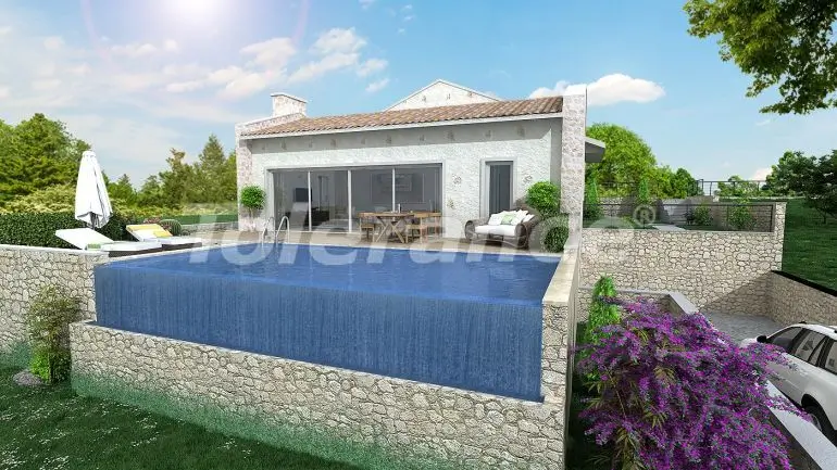 Villa in Fethie with pool with installment - buy realty in Turkey - 32873