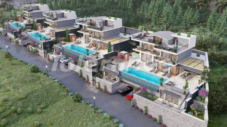 Villa in Kalkan pool - immobilien in der Türkei kaufen - 47127