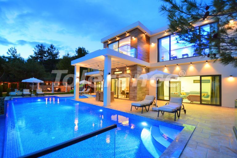 Villa van de ontwikkelaar in Kalkan zeezicht zwembad - onroerend goed kopen in Turkije - 78854