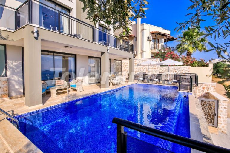 Villa van de ontwikkelaar in Kalkan zeezicht zwembad - onroerend goed kopen in Turkije - 79418