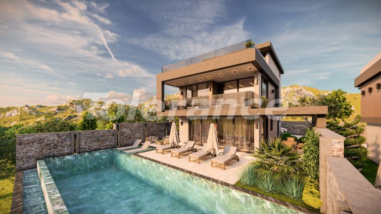 Villa van de ontwikkelaar in Kalkan zeezicht zwembad afbetaling - onroerend goed kopen in Turkije - 80238