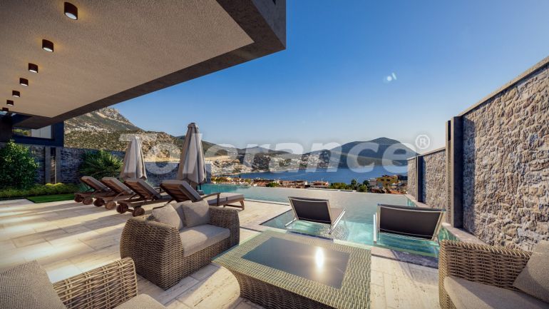 Villa from the developer in Kalkan with sea view with pool with installment - buy realty in Turkey - 80241