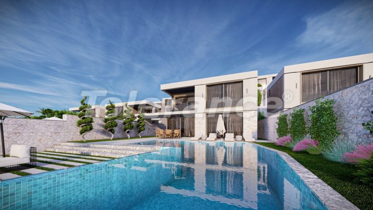 Villa from the developer in Kalkan with sea view with pool with installment - buy realty in Turkey - 96515