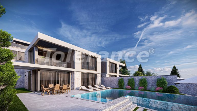 Villa vom entwickler in Kalkan meeresblick pool ratenzahlung - immobilien in der Türkei kaufen - 96516