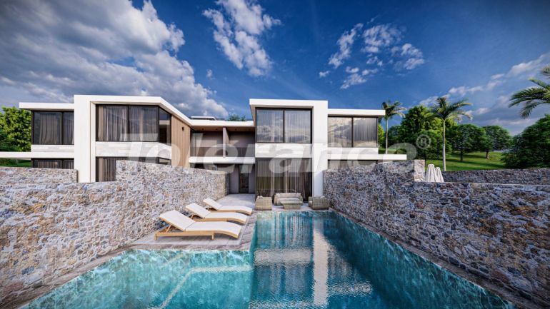 Villa vom entwickler in Kalkan meeresblick pool ratenzahlung - immobilien in der Türkei kaufen - 99055