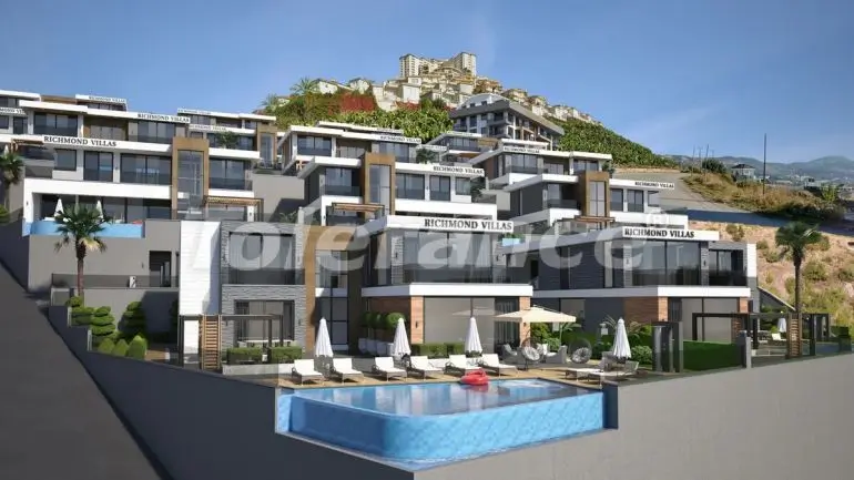 Villa du développeur еn Kargıcak, Alanya vue sur la mer piscine versement - acheter un bien immobilier en Turquie - 27978