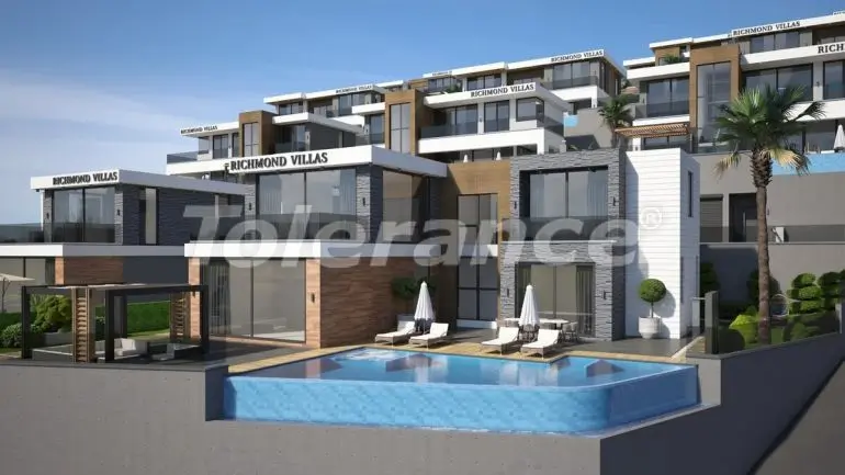 Villa from the developer in Kargicak, Alanya sea view pool installment - buy realty in Turkey - 27982