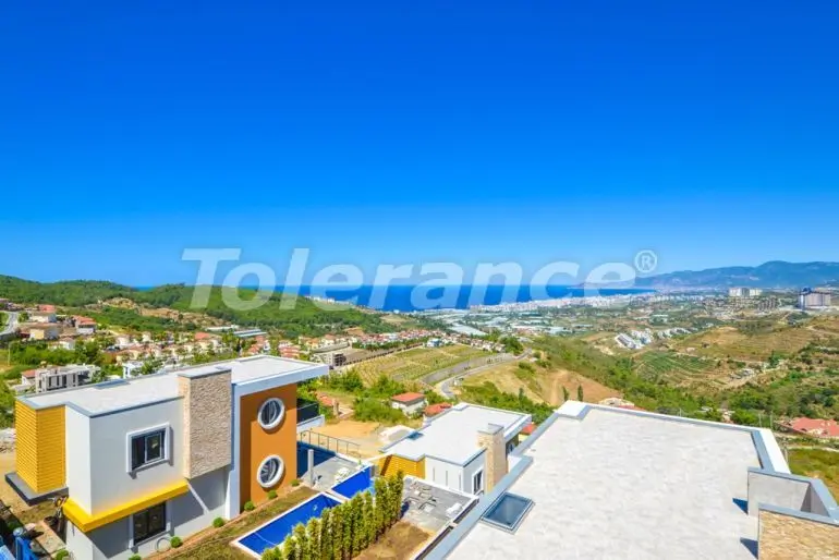 Villa from the developer in Kargicak, Alanya sea view pool - buy realty in Turkey - 28446