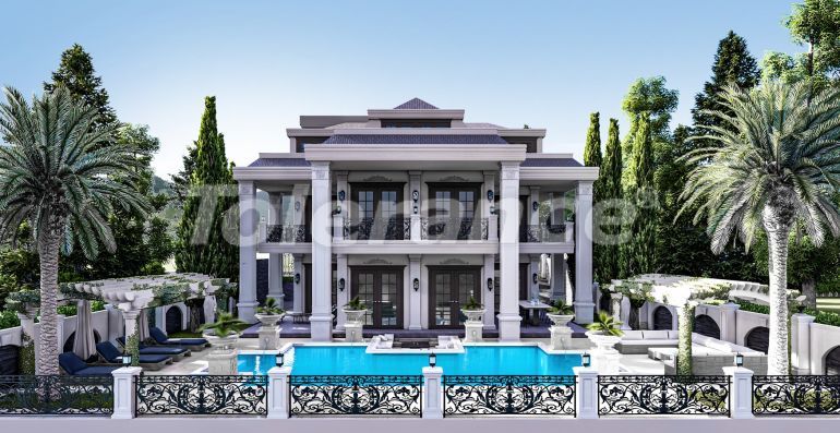 Villa in Kargicak, Alanya with sea view with pool - buy realty in Turkey - 50010