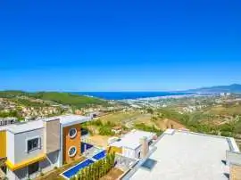 Villa du développeur еn Kargıcak, Alanya vue sur la mer piscine - acheter un bien immobilier en Turquie - 28446