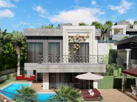 Villa from the developer in Kargicak, Alanya with sea view with pool with installment - buy realty in Turkey - 50068