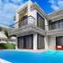 Villa from the developer in Kargicak, Alanya with sea view with pool - buy realty in Turkey - 50048