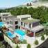 Villa from the developer in Kargicak, Alanya with sea view with pool - buy realty in Turkey - 50059