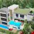 Villa from the developer in Kargicak, Alanya with sea view with pool - buy realty in Turkey - 50064