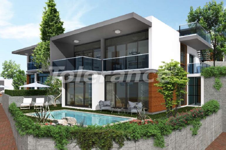 Villa van de ontwikkelaar in Kuşadası zeezicht zwembad - onroerend goed kopen in Turkije - 98574