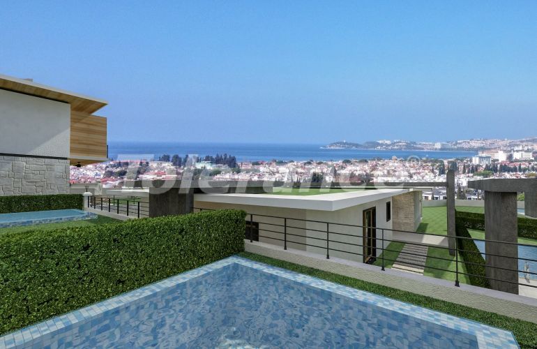 Villa from the developer in Kusadasi with sea view with pool - 99954 Villa from the developer in Kusadasi with sea view with pool - buy realty in Turkey - 99954