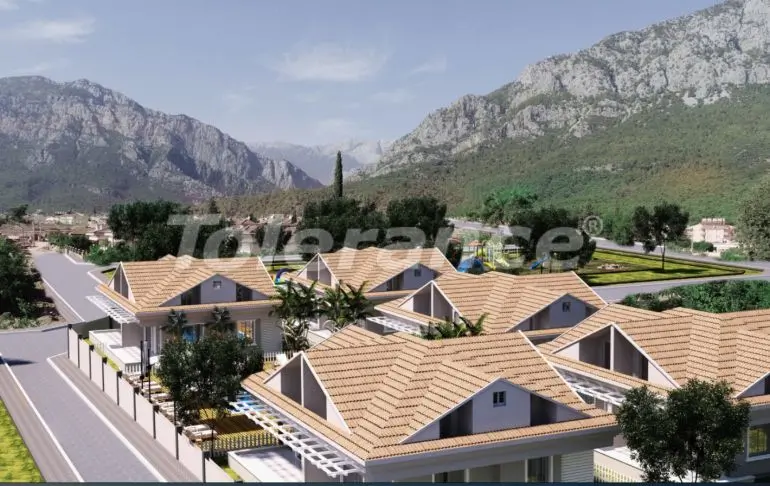 Villa from the developer in Kuzdere, Kemer pool - buy realty in Turkey - 17368