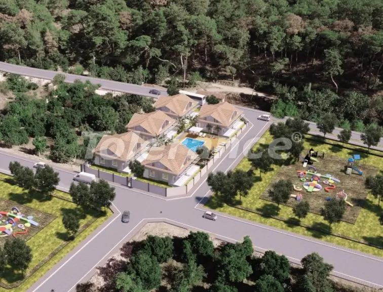 Villa from the developer in Kuzdere, Kemer pool - buy realty in Turkey - 17369