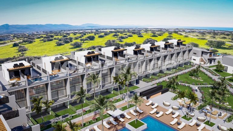 فلل من المتعهد في:في كيرينيا, قبرص الشمالية اطلالة على البحر مسبح تقسيط - 72800 فلل من المتعهد في:في كيرينيا, قبرص الشمالية اطلالة على البحر مسبح تقسيط - شراء عقار في تركيا - 72800