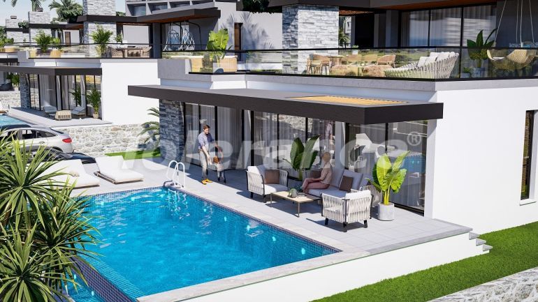 Villa du développeur еn Kyrénia, Chypre du Nord vue sur la mer piscine versement - acheter un bien immobilier en Turquie - 72806