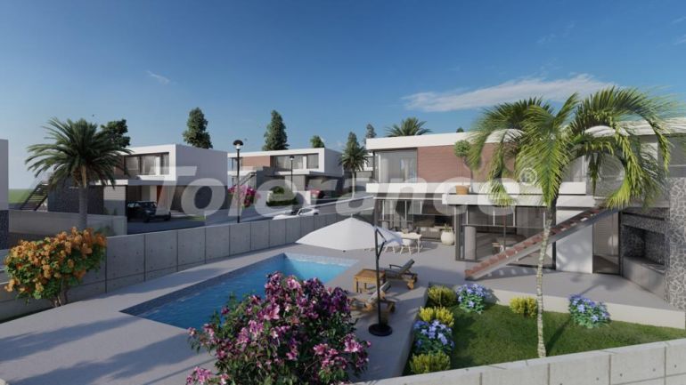 Villa du développeur еn Kyrénia, Chypre du Nord vue sur la mer piscine - acheter un bien immobilier en Turquie - 74208