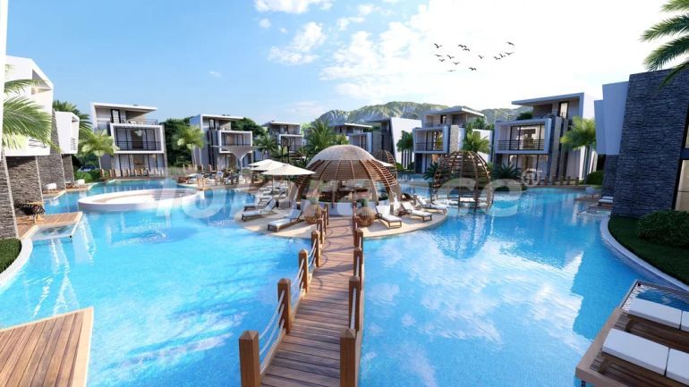 Villa du développeur еn Kyrénia, Chypre du Nord vue sur la mer piscine versement - acheter un bien immobilier en Turquie - 75501