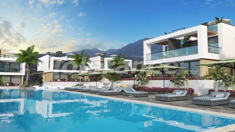 Villa in Kyrenia, Northern Cyprus with sea view with pool with installment - 76523 Villa in Kyrenia, Northern Cyprus with sea view with pool with installment - buy realty in Turkey - 76523
