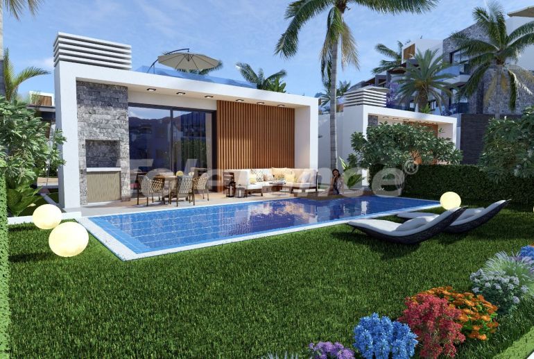 Villa еn Kyrénia, Chypre du Nord vue sur la mer piscine versement - acheter un bien immobilier en Turquie - 76862