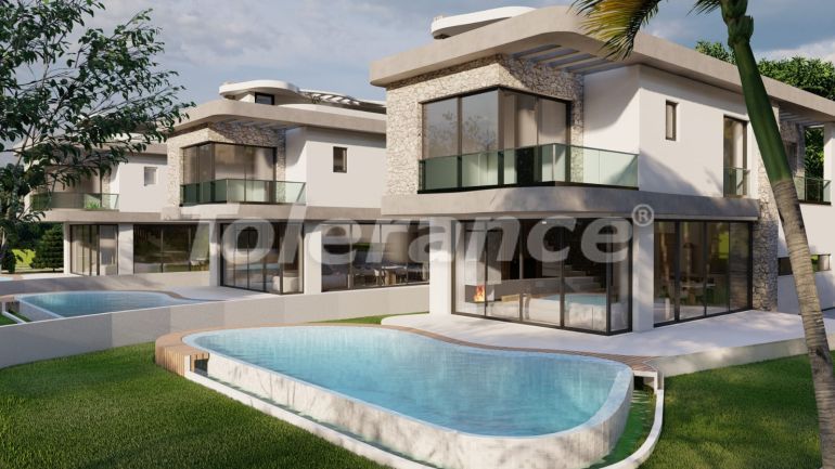 Villa van de ontwikkelaar in Kyrenie, Noord-Cyprus zeezicht zwembad afbetaling - onroerend goed kopen in Turkije - 80438