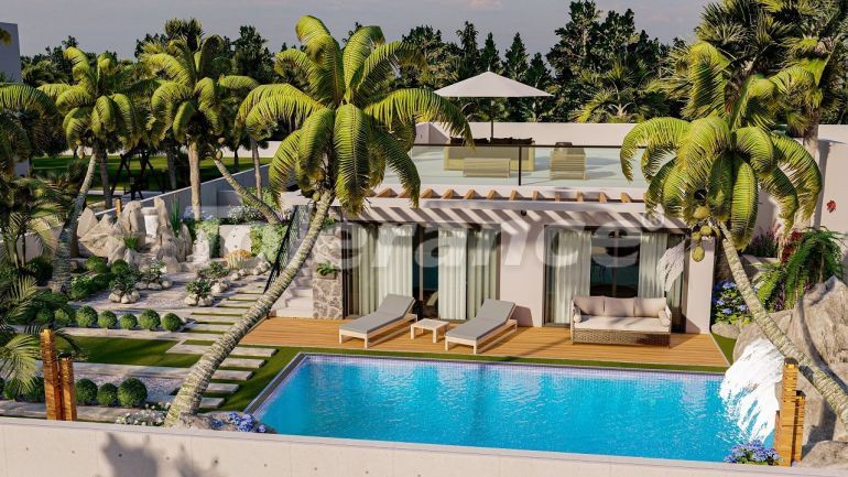 Villa du développeur еn Kyrénia, Chypre du Nord vue sur la mer piscine versement - acheter un bien immobilier en Turquie - 83175