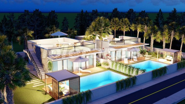 Villa from the developer in Kyrenia, Northern Cyprus with sea view with pool with installment - 83176 Villa from the developer in Kyrenia, Northern Cyprus with sea view with pool with installment - buy realty in Turkey - 83176