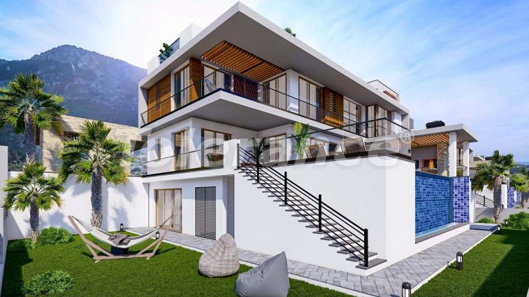 Villa du développeur еn Kyrénia, Chypre du Nord vue sur la mer piscine versement - acheter un bien immobilier en Turquie - 83405