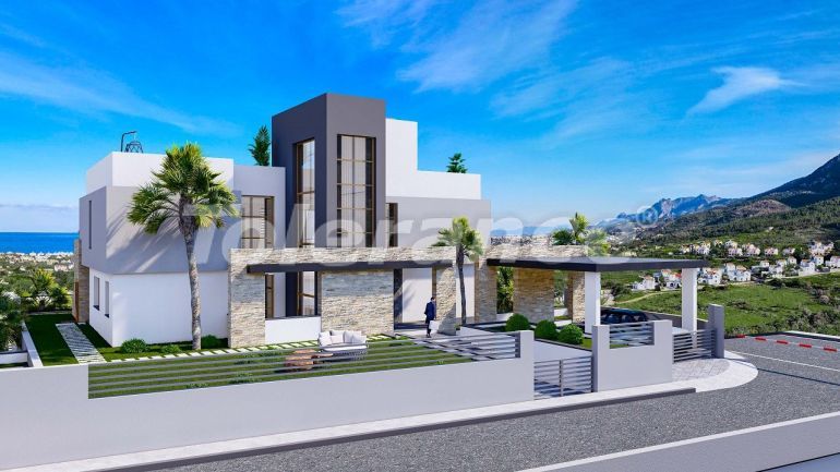 Villa from the developer in Kyrenia, Northern Cyprus with sea view with pool with installment - buy realty in Turkey - 83408