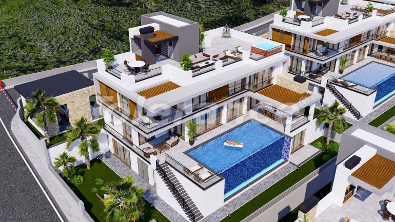 Villa from the developer in Kyrenia, Northern Cyprus with sea view with pool with installment - buy realty in Turkey - 83416