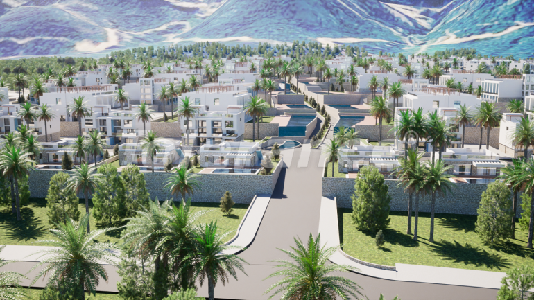 ویلا از سازنده که در گیرنه, قبرس شمالی منظره دریا استخر اقساط - خرید ملک در ترکیه - 84160