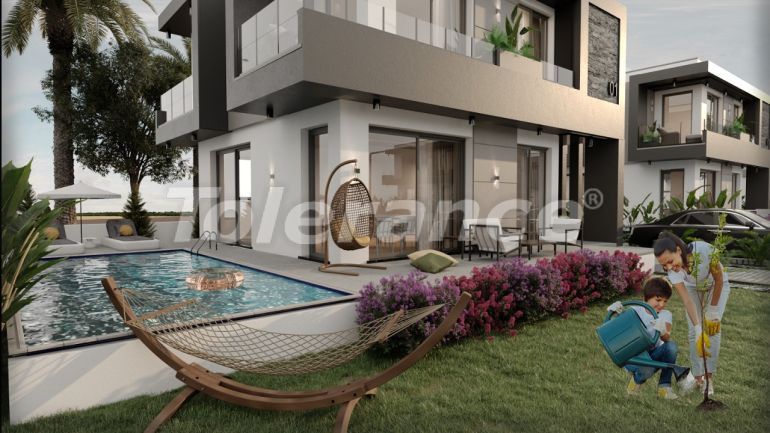 Villa from the developer in Kyrenia, Northern Cyprus with sea view with installment - 92931 Villa from the developer in Kyrenia, Northern Cyprus with sea view with installment - buy realty in Turkey - 92931