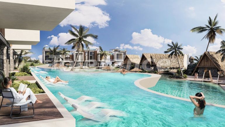 فلل من المتعهد في:في كيرينيا, قبرص الشمالية اطلالة على البحر مسبح تقسيط - شراء عقار في تركيا - 94014