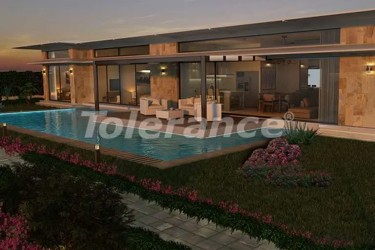 Villa in Ortakent, Bodrum sea view pool - buy realty in Turkey - 7931