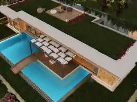 Villa in Ortakent, Bodrum sea view pool - buy realty in Turkey - 7930